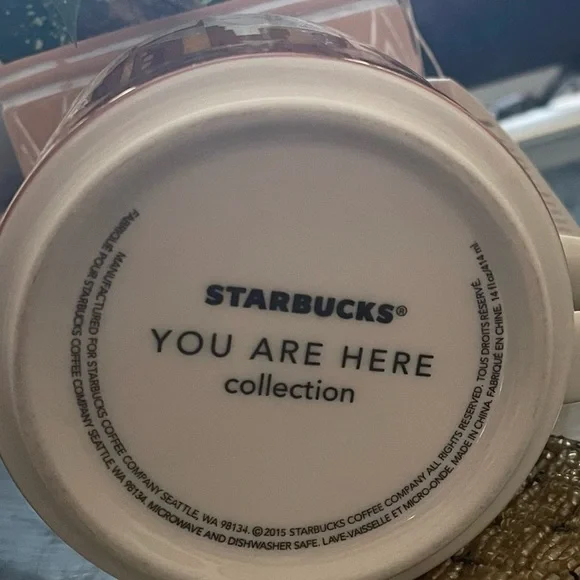 2015 Starbucks Nashville You Are Here Collection Ceramic Mug / Coffee Cup 14 oz - Picture 3 of 3